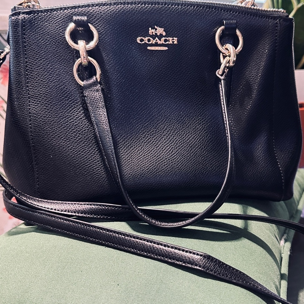 Coach Christy Carry All Black  Bag